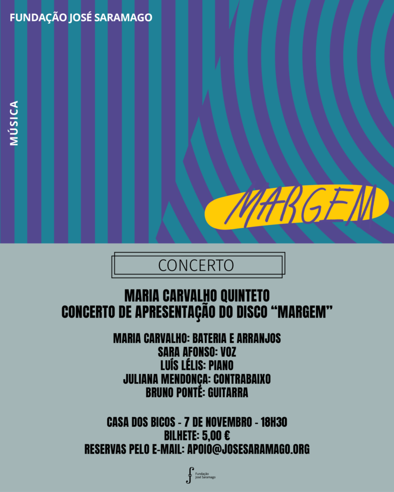 Concerto: Maria Carvalho Quinteto apresenta o disco Margem