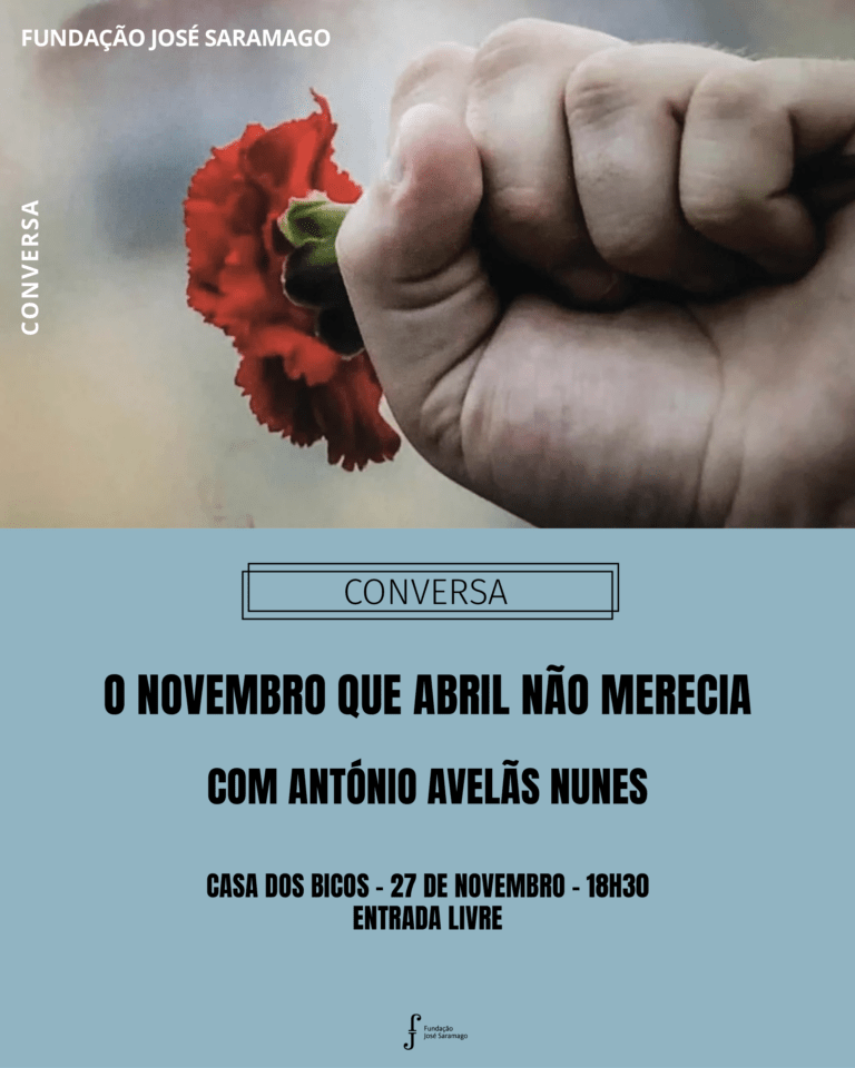 Conversa: “O novembro que Abril não merecia”, com António Avelãs Nunes