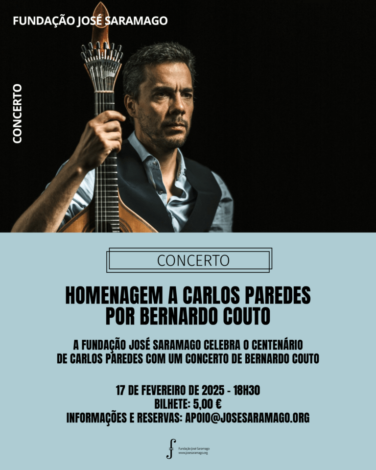 Homenagem a Carlos Paredes: concerto de Bernardo Couto