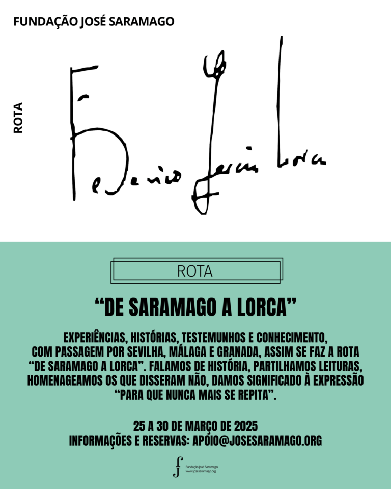 Rota Literária “De Saramago a Lorca”